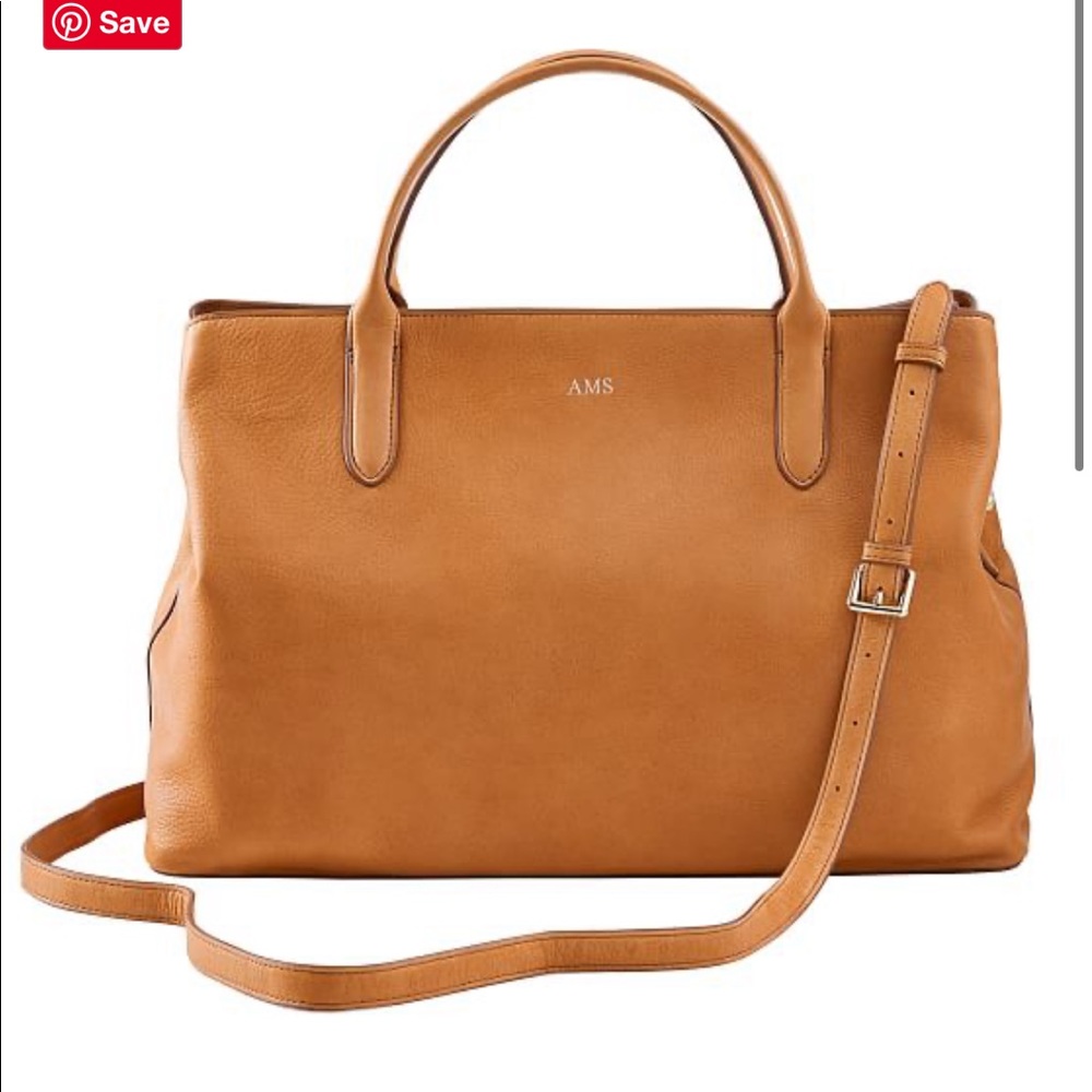 - CAROLINE LEATHER HANDBAG
